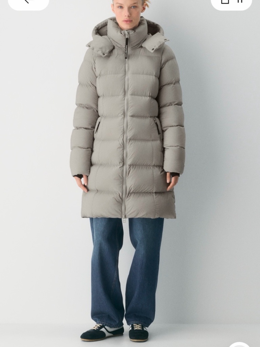 Aritzia SuperPuff Ashen